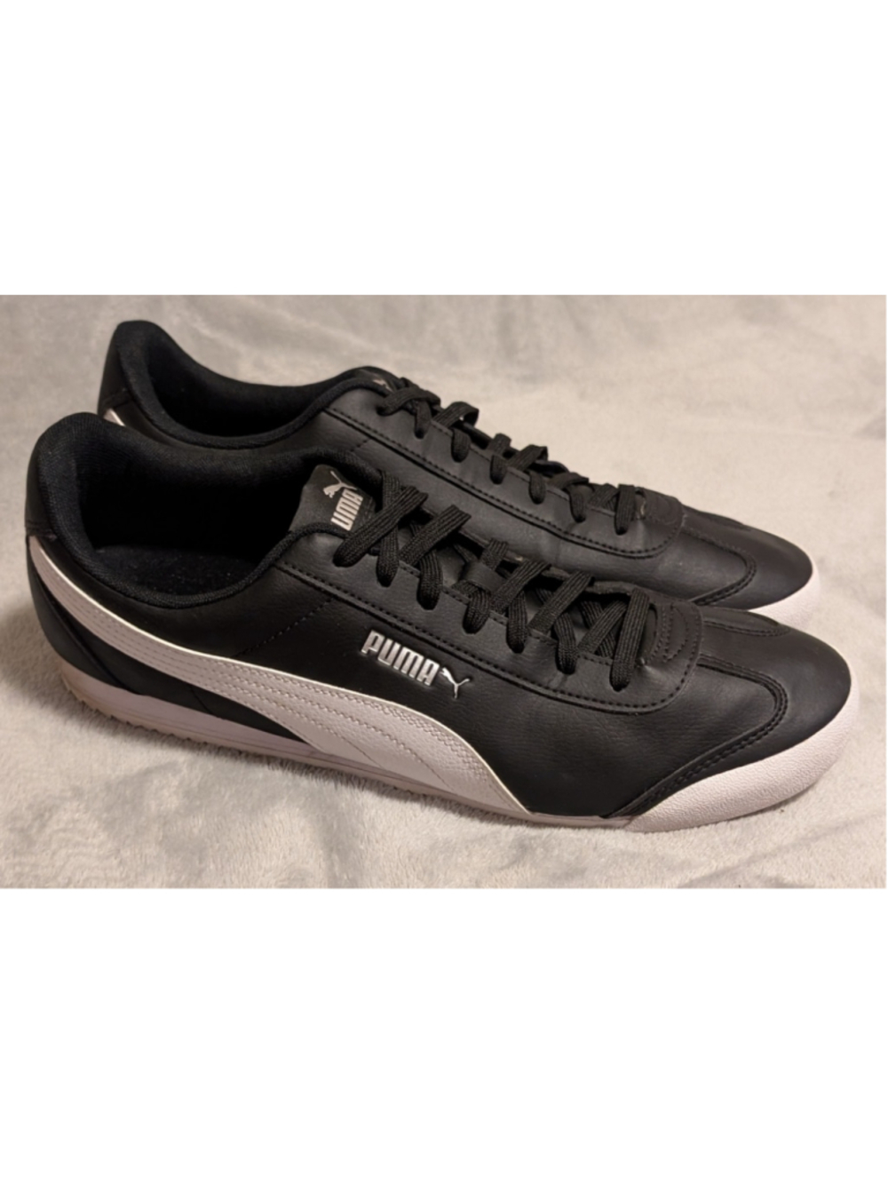 Puma Turino FSL Sneakers Black and White US Men's Size 12 P09